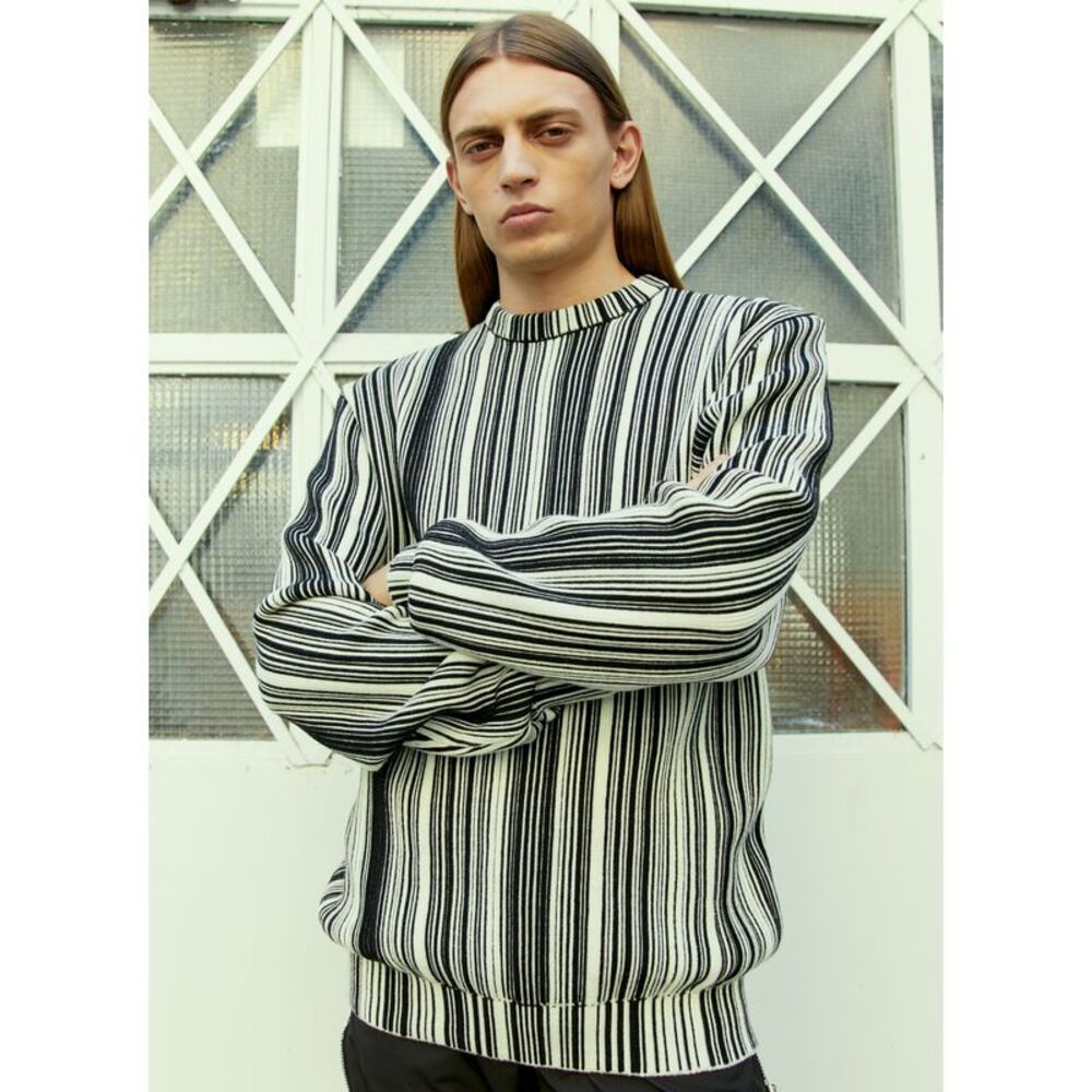 Vtmnts Women Glitched Knitted Sweater